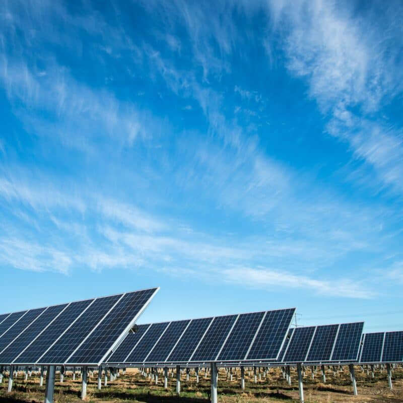 IoT solar panel farm